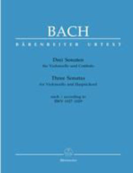 Image de BACH JS SONATES 3 BWV 1027-29  Violoncelle/bc