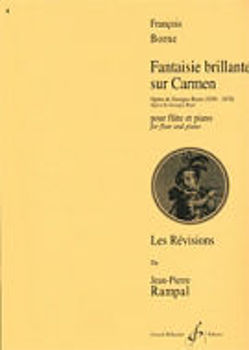 Image de BORNE FANTAISIE BRILLANTE sur Carmen Flute Traversière et Piano