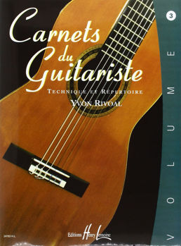 Image de RIVOAL CARNETS DU GUITARISTE V3 Guitare Classique