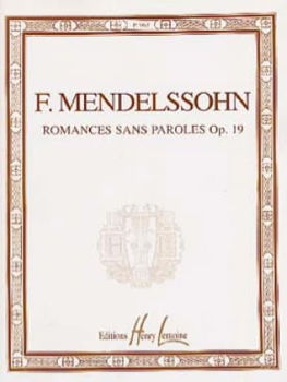 Image de MENDELSSOHN ROMANCES SS PAROLES Piano