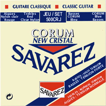 Image de JEU CORDES Guitare Classique SAVAREZ Corum New Cristal Tension Mixte