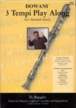 Image de BIGAGLIA SONATA Flute à bec Soprano A-MIN  Format A5 +2CDS GRATUITS