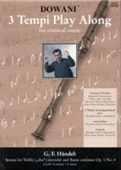 Image de HAENDEL SONATA OP1 N4 Flute à bec Alto Format A5 +2CDS Gratuits