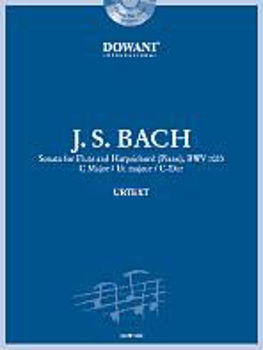 Image de BACH JS SONATE C DUR BWV 1033 Flute Traversière +CD Gratuit