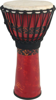 Image de DJEMBE 10" TOCA Synergie Freestyle Rope BALI RED SFDJ-10RP