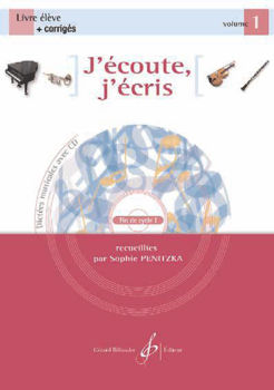 Image de PENITZKA J'ECOUTE J'ECRIS +CD DICTEES MUSICALES