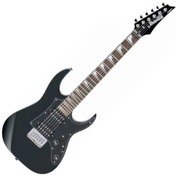 Image de Guitare Electrique Junior IBANEZ Serie Gio GRG GRGM21GB-BKN noire