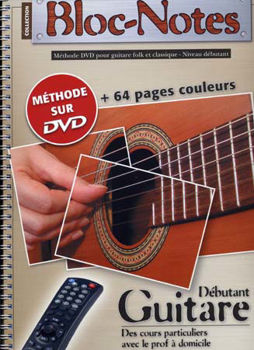 Image de BLOC NOTES GUITARE Acoustique Methode Tablature + DVDgratuit