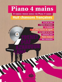 Image de 8 CHANSONS FRANCAISES Piano 4mains +CD