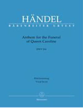 Image de HAENDEL Anthem for the funeral of the queen Vocal score Piano reduction