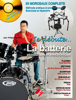 Image de JE DEBUTE LA BATTERIE J.P.FANFANT +CD gratuit
