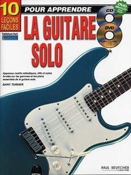 Image de 10 LECONS FACILES POUR APPRENDRE La guitare Solo +CD & DVD gratuits