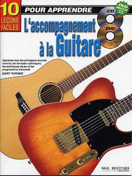 Image de 10 LECONS FACILES POUR APPRENDRE L'accompagnement à la guitare +CD & DVD gratuits