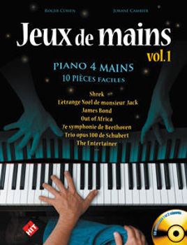 Image de JEUX DE MAINS PIANO 4 MAINS FACILE +CD gratuit