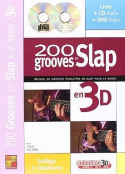 Image de 200 GROOVES EN SLAP Basse EN 3D +CD+DVD Gratuits