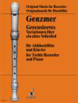 Image de GREENSLEEVES GENZMER H. VARIATIONS Flute à bec