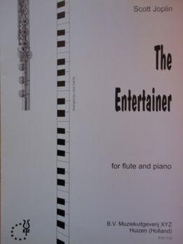Image de SCOTT JOPLIN THE ENTERTAINER Flûte Traversière Piano