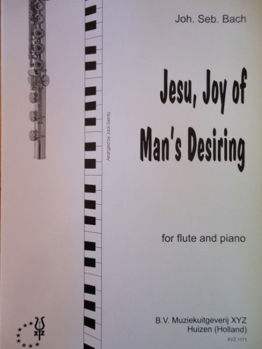 Image de BACH JESUS QUE MA JOIE DEMEURE Flûte Traversière Piano