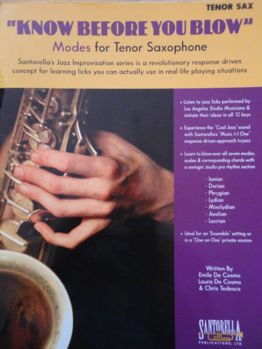 Image de KNOW BEFORE YOU BLOW GAMMES Saxophone Tenor + CDgratuit