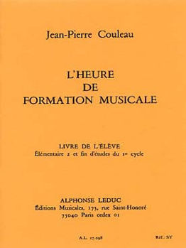 Image de COULEAU HEURE DE FORMATION MUSICALE Elémentaire VOL2 Livre de L'élève