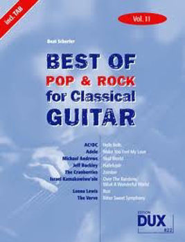 Image de BEST OF POP ROCK FOR CLASSIC V11 Guitare Classique