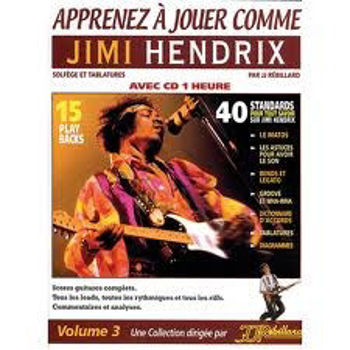 Image de APPRENEZ A JOUER COMME J.HENDRIX V3 +CDgratuit Guitare Tablature Jj Rébillard