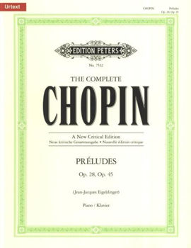 Image de CHOPIN PRELUDES URTEXT PETERS Piano