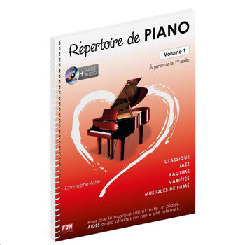 Image de REPERTOIRE DE PIANO VOL1 C.ASTIE +CDgratuit Méthode de Piano