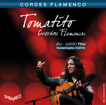 Image de JEU CORDES Guitare Classique Flamenco SAVAREZ Tomatito Tension forte T50J