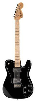 Image de Guitare Electrique FENDER Classic Series TELE 72' DELUXE Noire 2 micros double D/