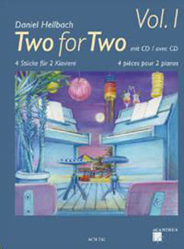 Image de HELLBACH TWO FOR TWO V1 2 PIANOS +CDgratuit