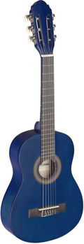 Image de Guitare Classique 1/4 Tilleul Bleu Mat