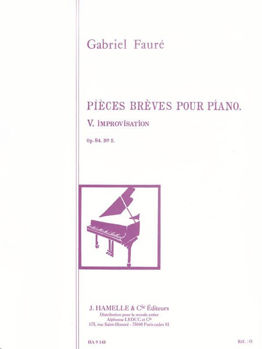 Image de FAURE IMPROVISATION OP84 N°5 PIANO