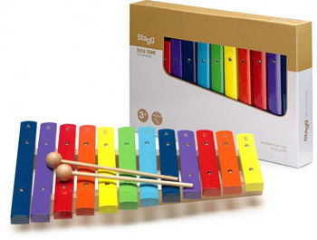 Image de Xylophone Bois STAGG Serie Kids Tune 12keys Rainbow Color