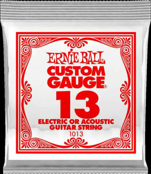 Image de CORDE Guitare electrique / Acoustique 013 Ernie Ball Acier Plein