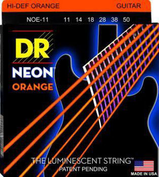 Image de JEU cordes electriques DR NEON orange 11-50