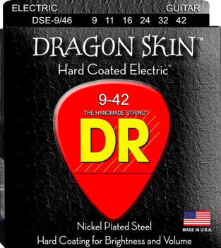 Image de JEU cordes electriques DR DRAGON SKIN 9-42 Nickel Made In USA