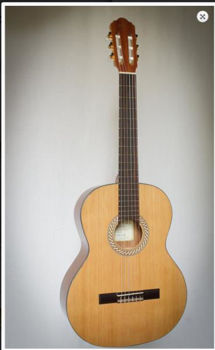 Image de Guitare Classique 7/8 KREMONA Serie Basic SOFIA Open Pore Cedre Massif / Sapelli