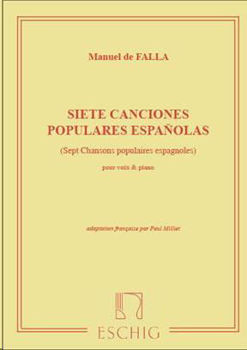 Image de DE FALLA SEPT CHANSONS POPULAIRES ESPAGNOLES Voix & Piano