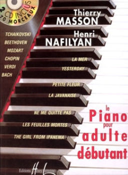 Image de MASSON/NAFILYAN Piano ADULTE DEBUTANT+2CD gratuits
