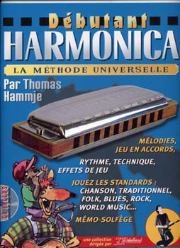 Image de DEBUTANT HARMONICA Methode +CD Gratuit Jj Rébillard