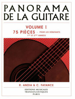 Image de ANDIA PANORAMA DE LA GUITARE VOL1 Guitare Classique