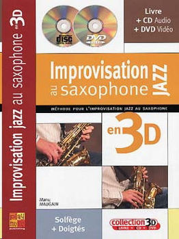 Image de IMPRO JAZZ AU SAX EN 3D +CDgratuit +DVDgratuit saxophone