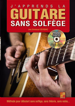 Image de DEVIGNAC J'APPRENDS LA GUITARE SANS SOLFEGE +CDgratuit Guitare Acoustique