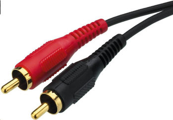 Image de Cable Audio 2Rca ml /2Rca ml 1.20m contacts OR
