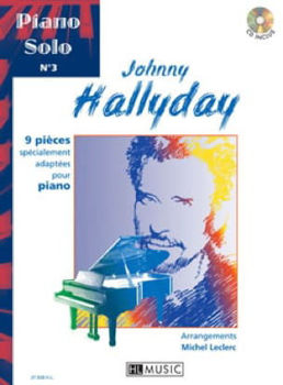 Image de HALLYDAY PIANO SOLO N3 +CD Piano Voix Guitare