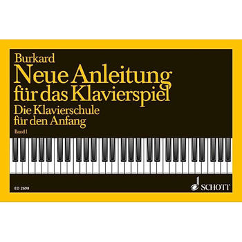 Image de BURKARD NEUE ANLEITUNG BAND1/CLAVIER Piano