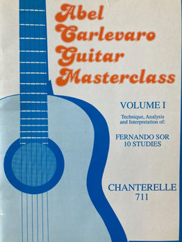 Image de CARLEVARO MASTERCLASS V1 CHANTERE Guitare Classique