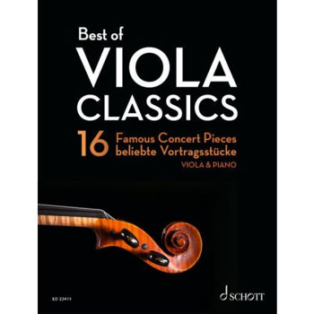Image de BEST OF VIOLA CLASSICS 16 Concert Pieces Violon Alto et Piano