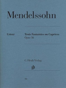 Image de MENDELSSOHN OP16 FANTAISIES CAPRICES. Piano